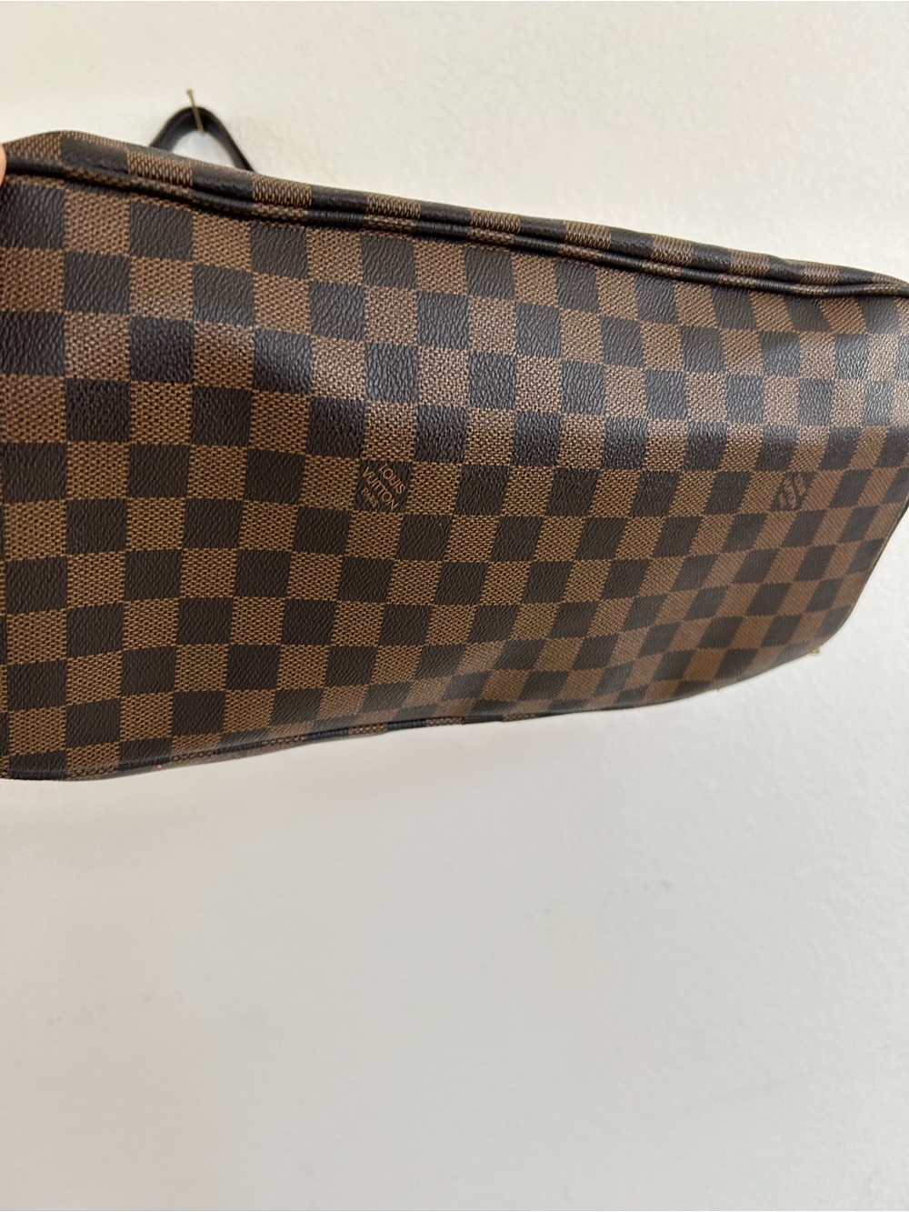 Brown Checkered Tote Bag - Picture 3 of 15